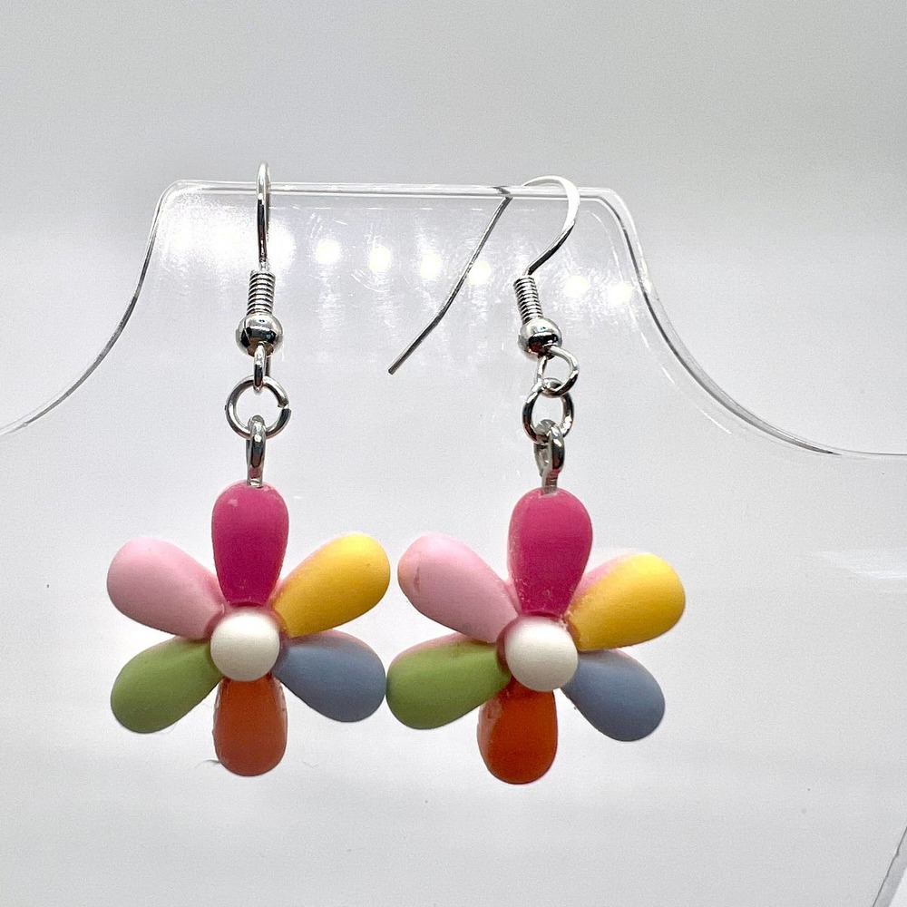 Flower Earrings - Barbie Earrings - Y2K Earrings - 90s Earring - Summer Earring